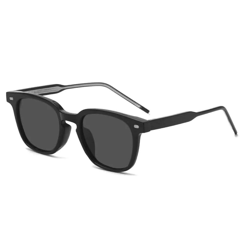 Black Sunglasses Women | New Fashion Polarized Sunglasses | Men's TR Frame Plate Foot UV Protection Glasses