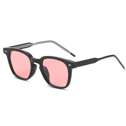Black Sunglasses Women | New Fashion Polarized Sunglasses | Men's TR Frame Plate Foot UV Protection Glasses