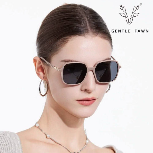 Women's Aviator Sunglasses | Polarized & Versatile Travel Sunglasses | Thin Frame Design
