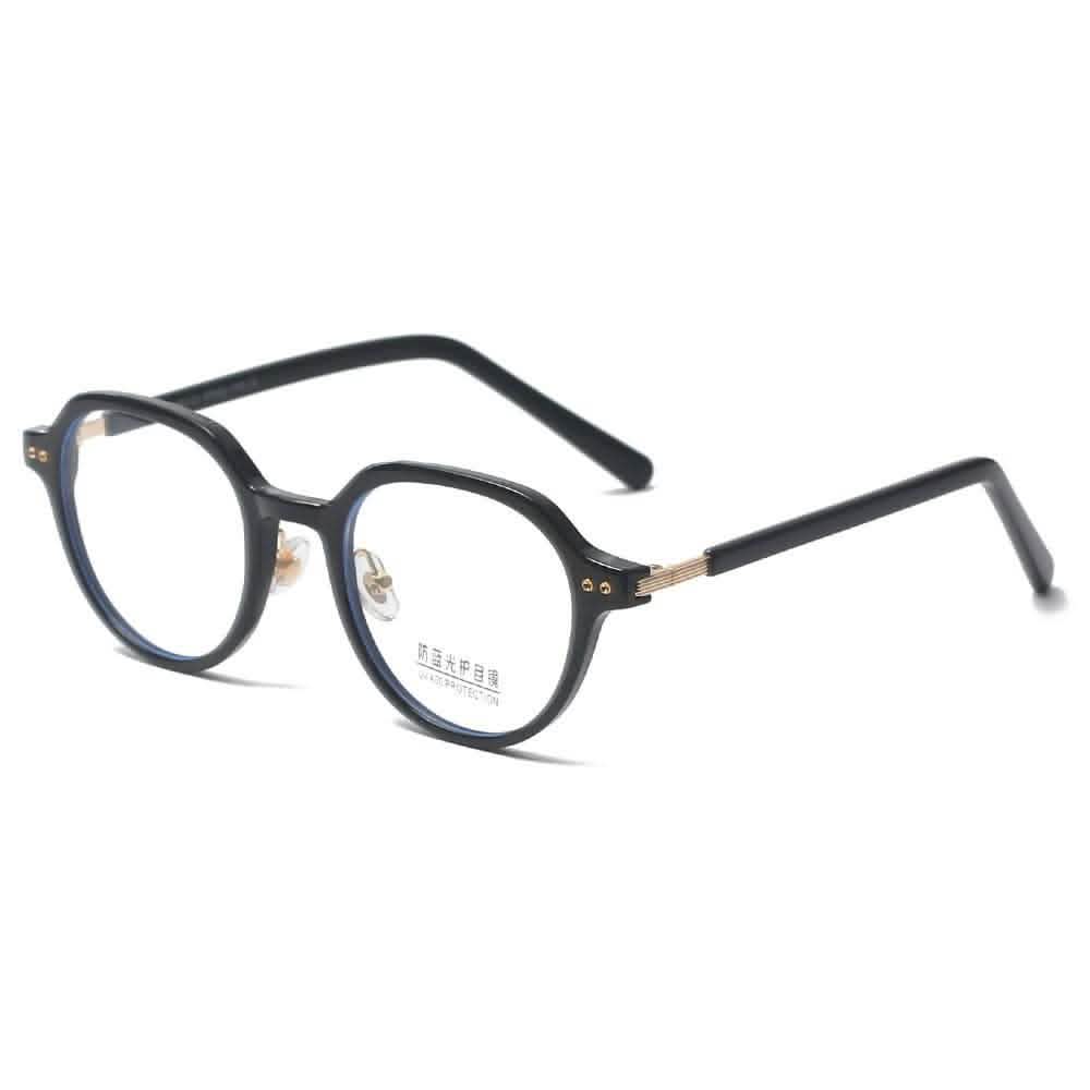 Non Prescription Reading Glasses | Retro Style TR Myopia Frame | Anti-Blue Light & Flat Light Protection