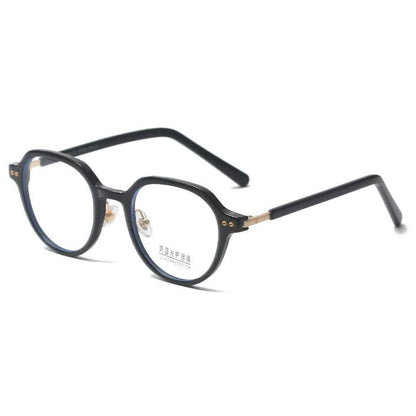 Non Prescription Reading Glasses | Retro Style TR Myopia Frame | Anti-Blue Light & Flat Light Protection