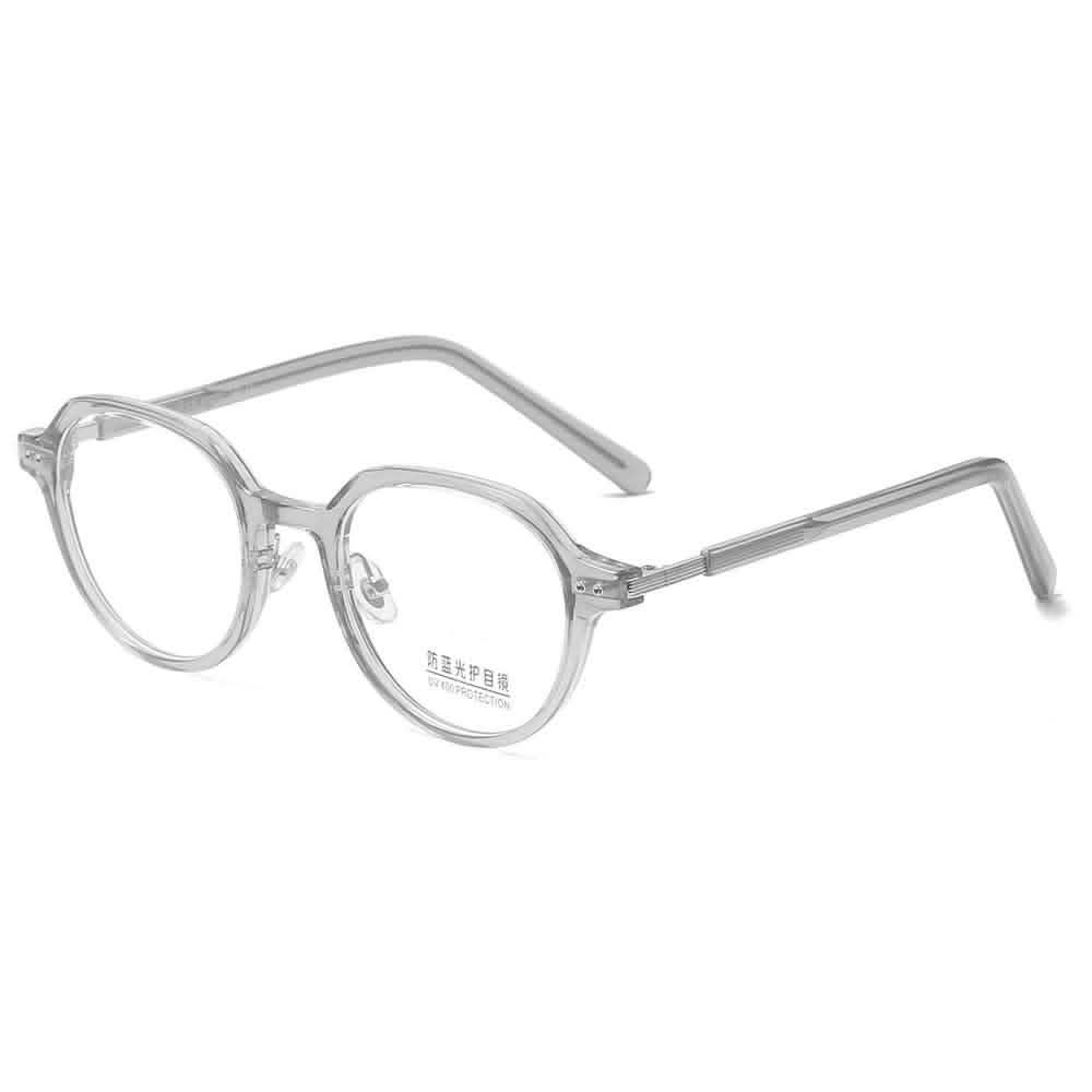 Non Prescription Reading Glasses | Retro Style TR Myopia Frame | Anti-Blue Light & Flat Light Protection
