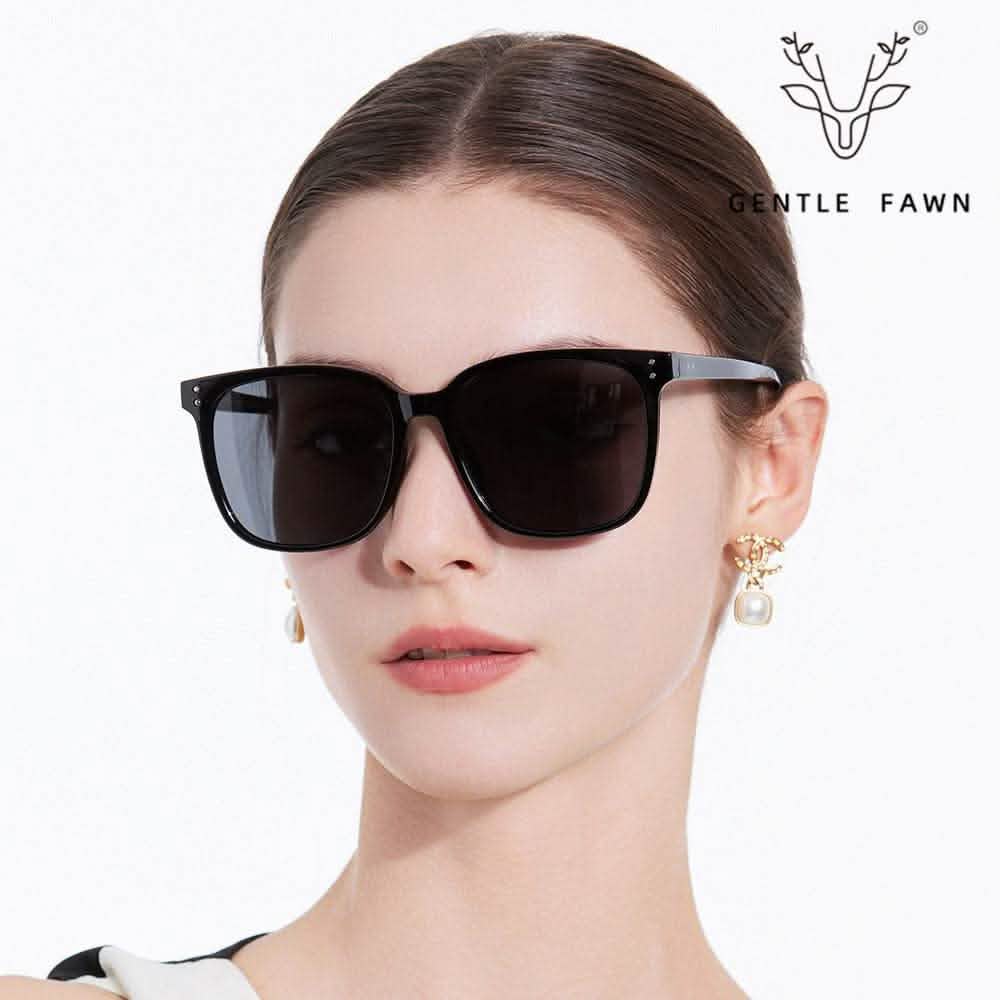 Black Aviator Sunglasses | Trendy & Versatile Square UV-Proof Sunglasses for Women