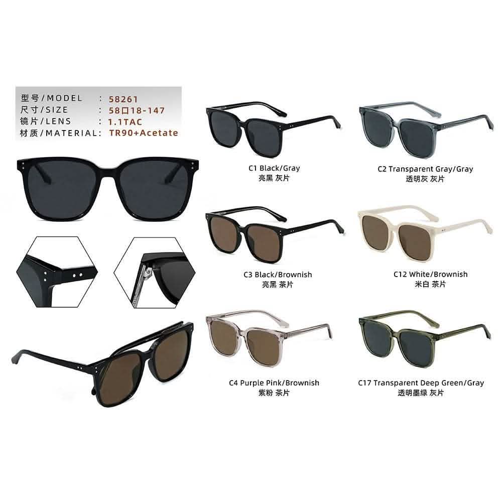 Black Aviator Sunglasses | Trendy & Versatile Square UV-Proof Sunglasses for Women