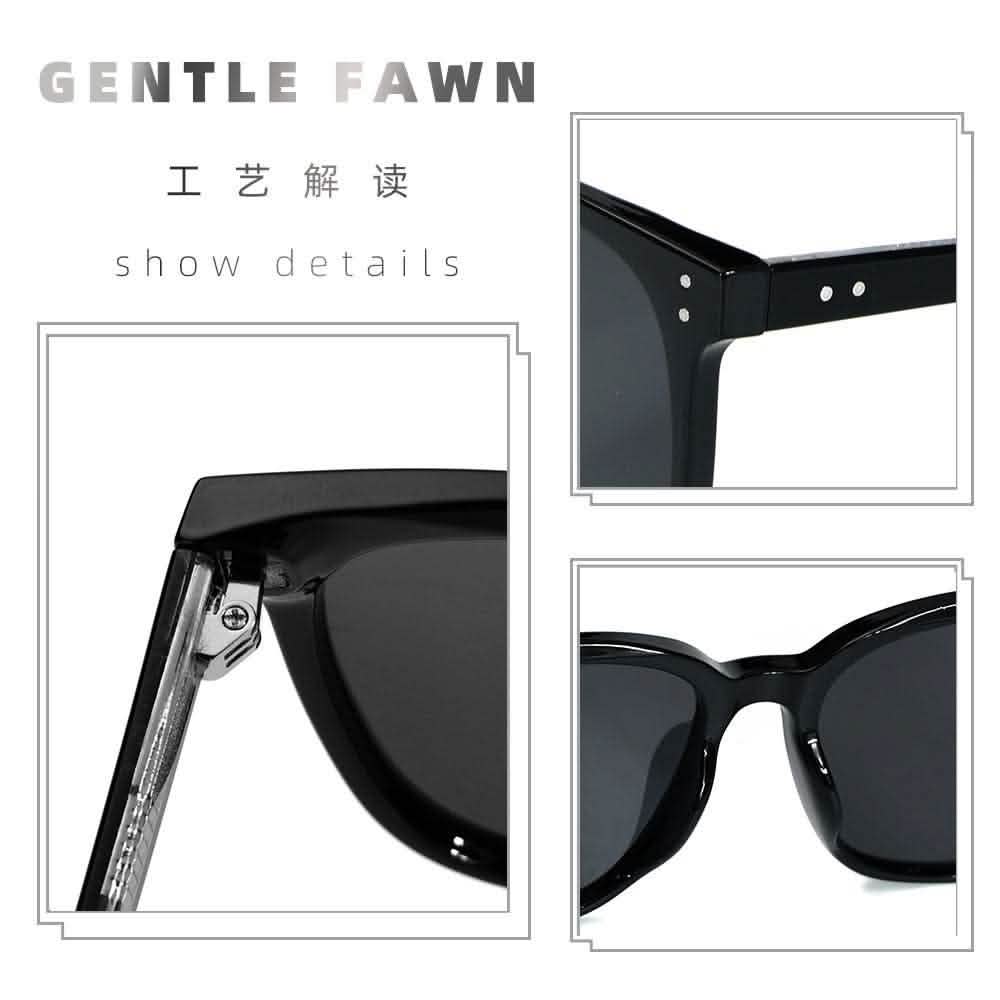 Black Aviator Sunglasses | Trendy & Versatile Square UV-Proof Sunglasses for Women