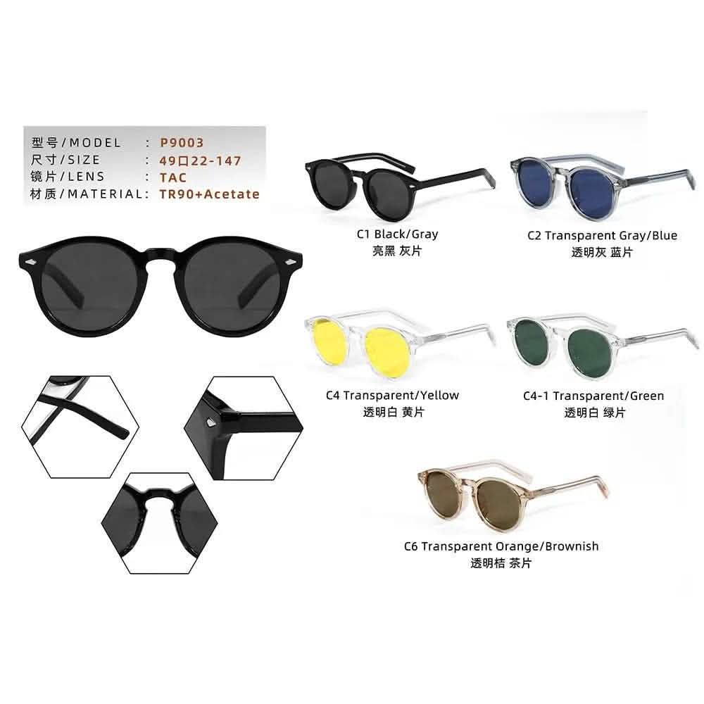 Best Sunglasses for Small Faces | New Polarized Sunglasses | Women's Small Frame Thin Sunglasses | TR Frame Plate Legs Advanced UV Protection Glasses